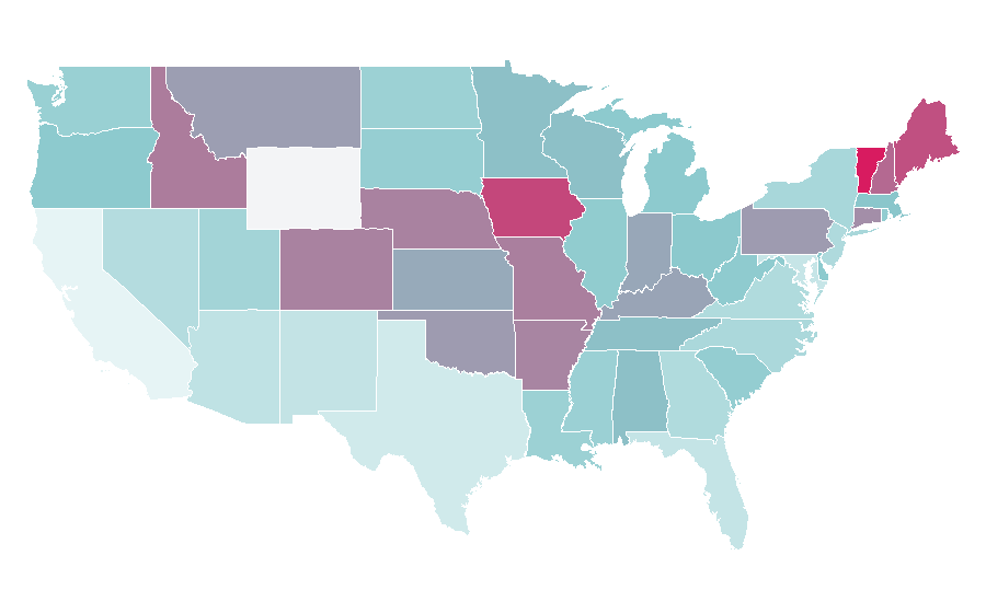 Affinity by region — Blues Traveler, United States