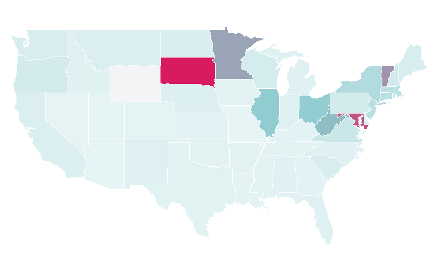 Affinity by region — Bluestone, United States