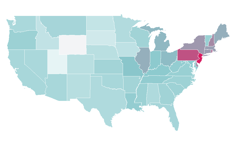 Affinity by region — Boardwalk Empire, United States