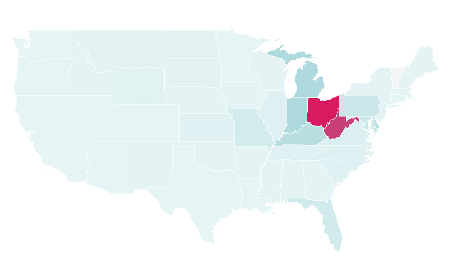 Affinity by region — Bob Evans, United States