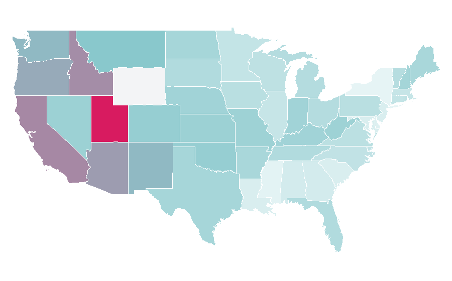 Affinity by region — Boba Fett, United States