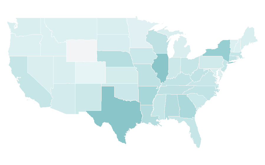 Affinity by region — Bobbies, United States