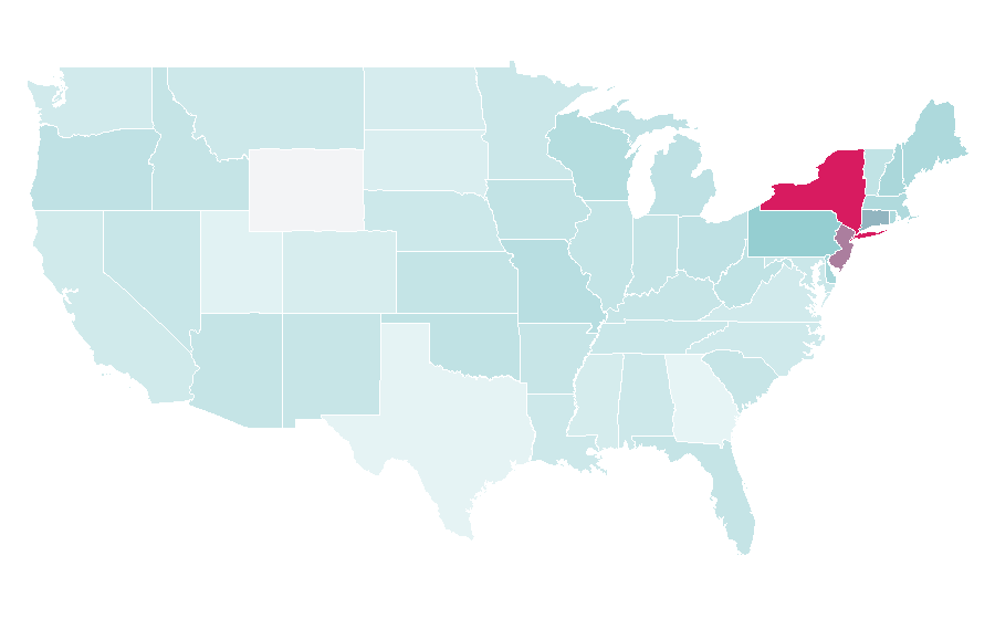 Affinity by region — Bobby Darin, United States