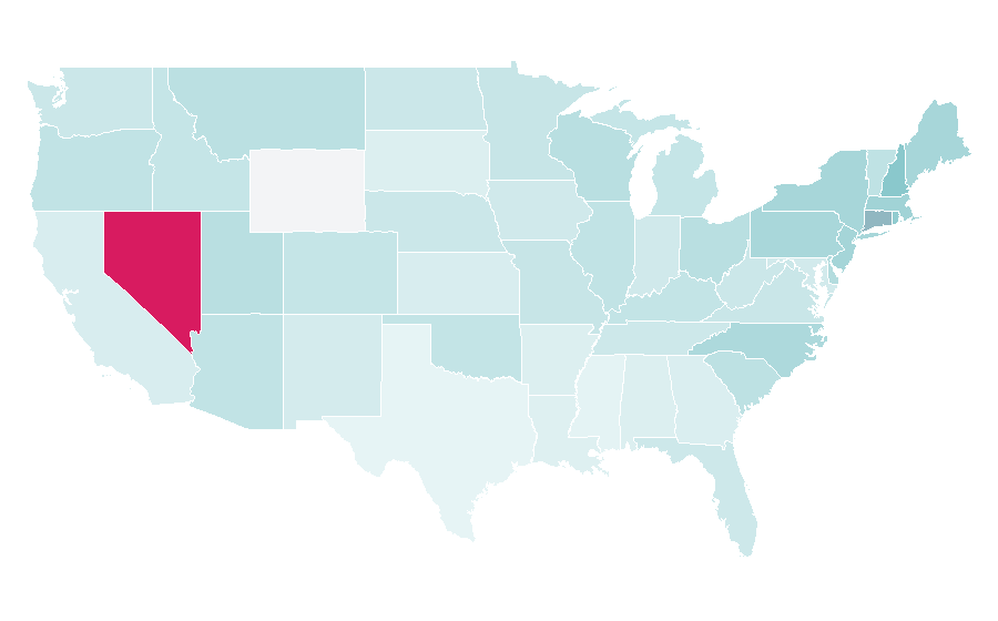 Affinity by region — Bobby Flay, United States