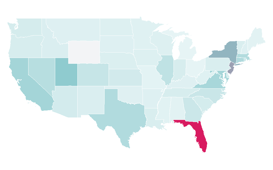 Affinity by region — Boca Juniors, United States