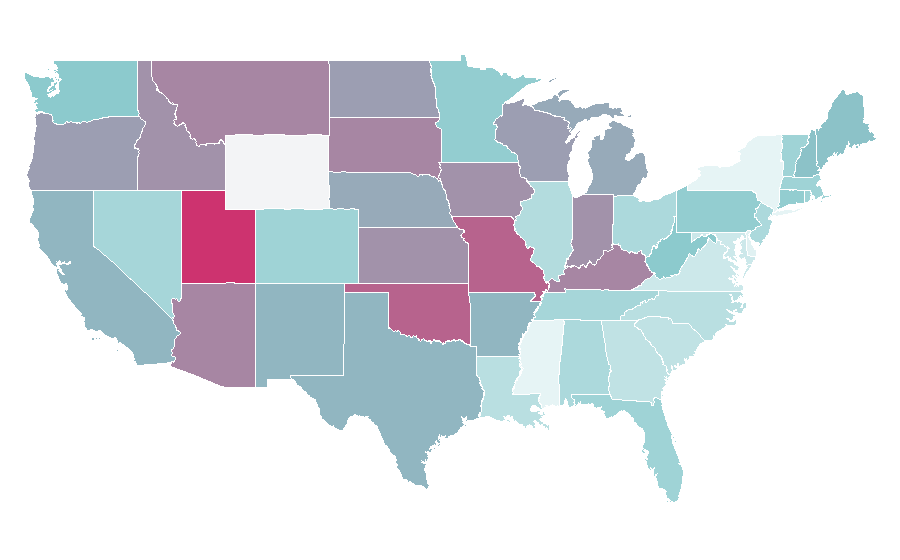 Affinity by region — Bohemian Rhapsody, United States