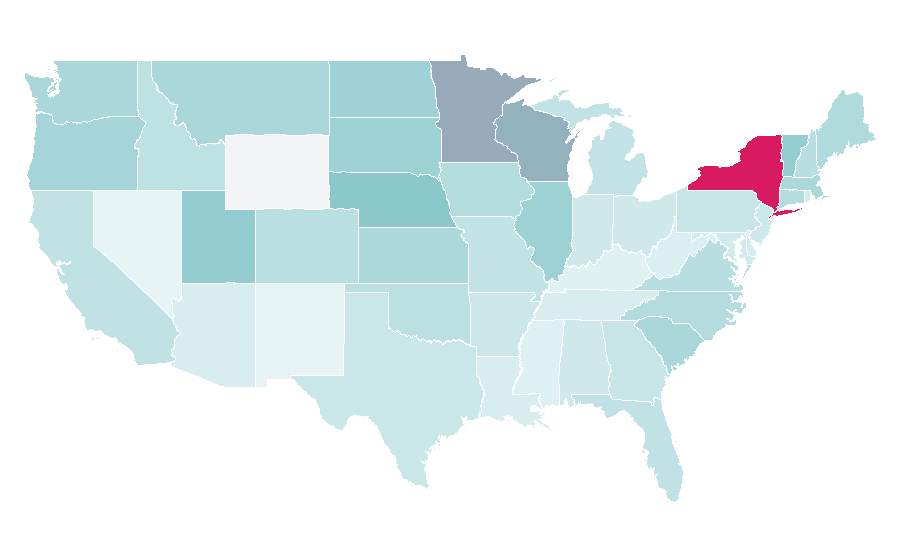 Affinität nach Region — Bohemianism, USA