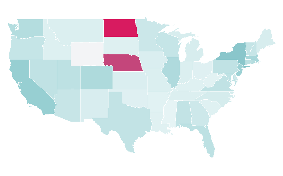 Affinity by region — Boiler Room, United States