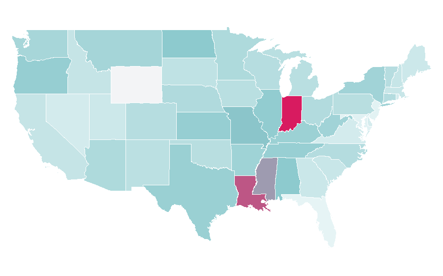 Affinity by region — Boilermaker, United States