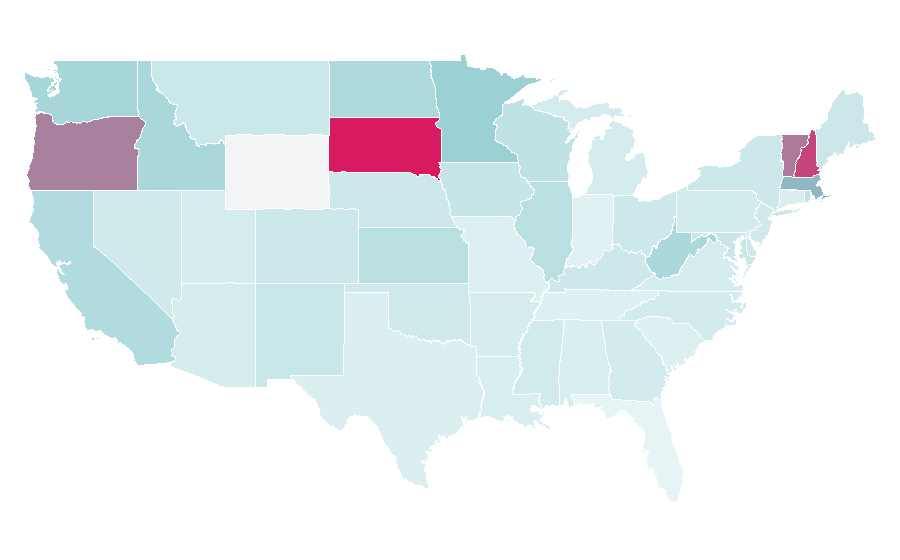 Affinity by region — Boing Boing, United States