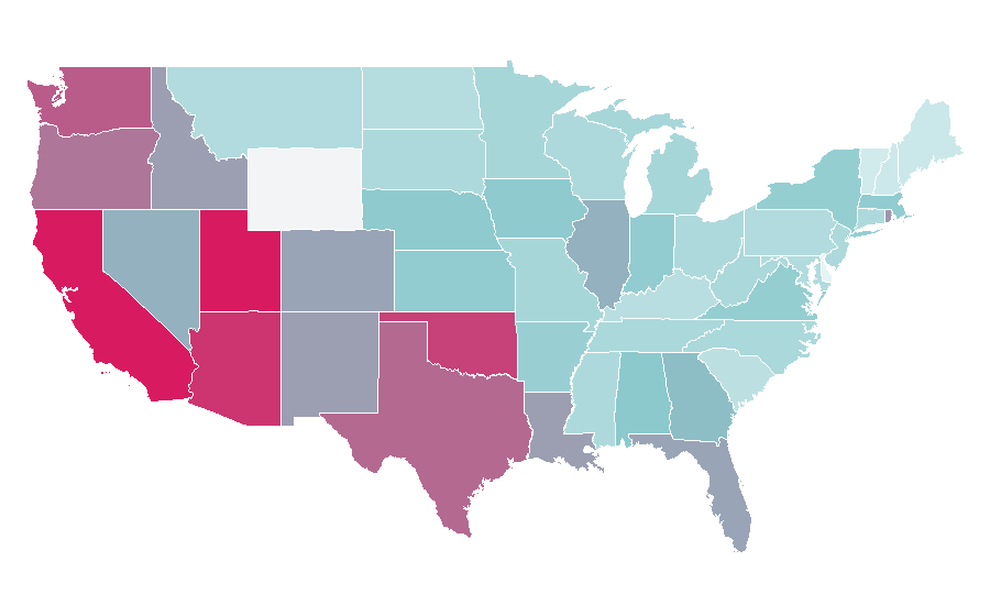 Affinity by region — Bolt (video game), United States