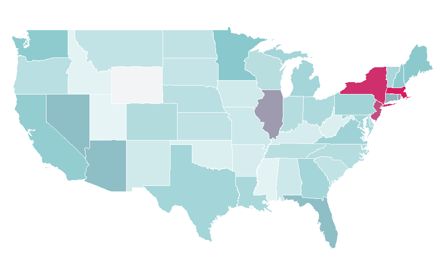 Affinity by region — Bombay Sapphire, United States