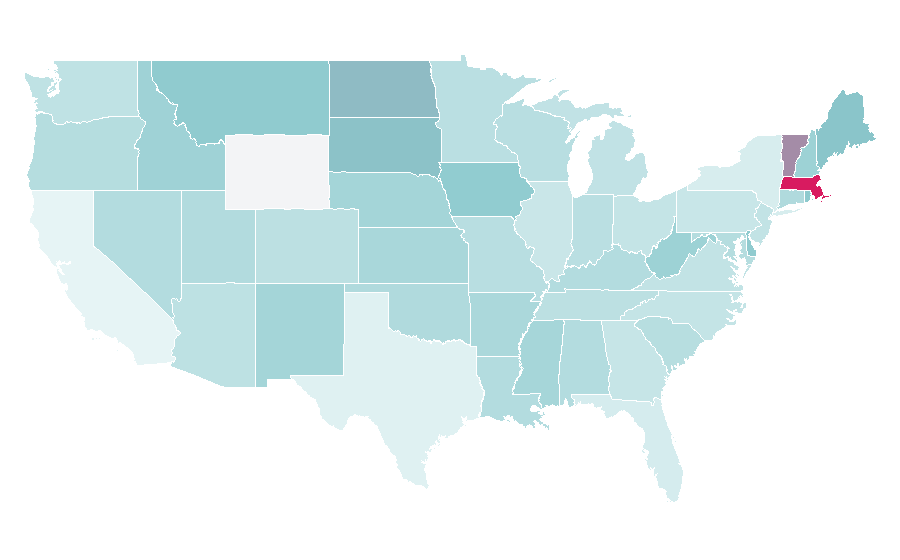 Affinity by region — Bonang, United States