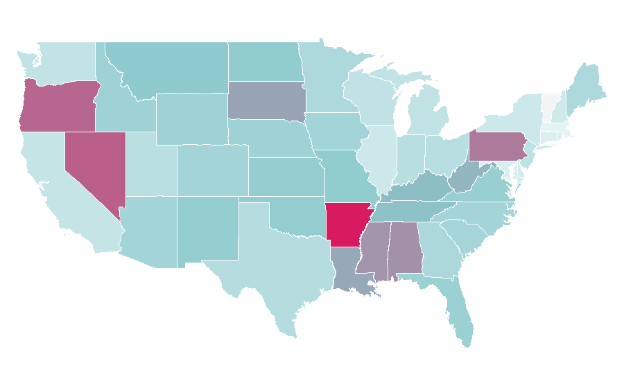 Affinity by region — Bonanza, United States