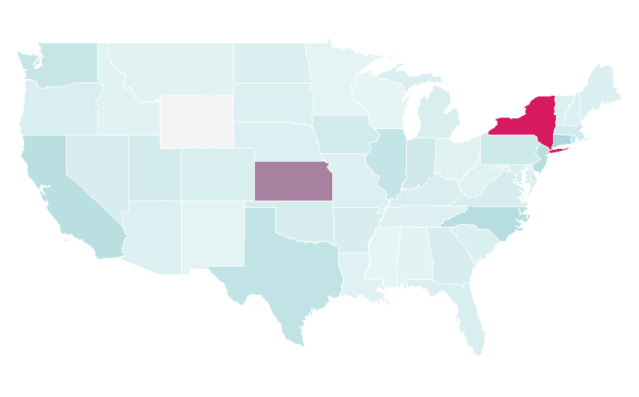 Affinity by region — Bonbon, United States