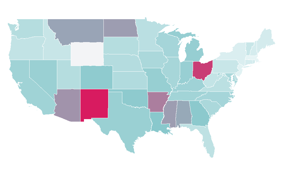 Affinity by region — Bone Thugs-n-Harmony, United States