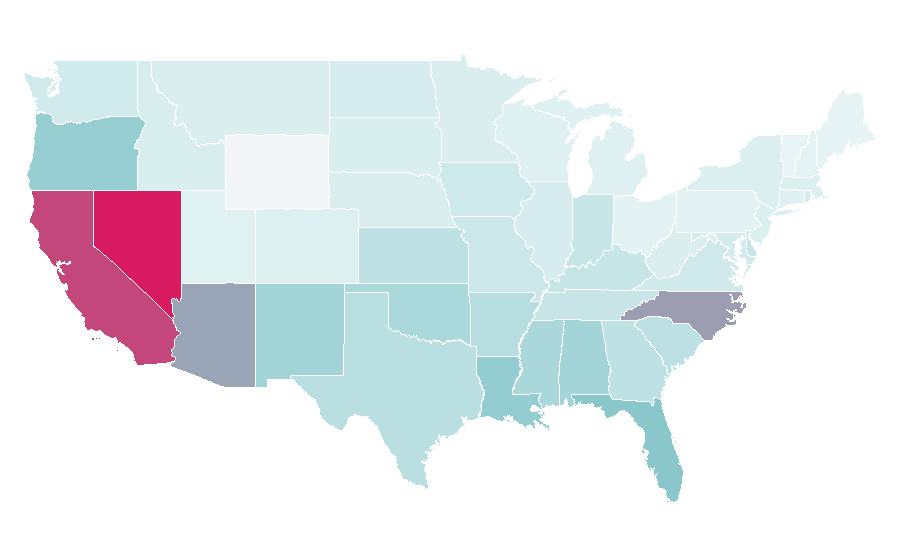 Affinity by region — BONITA, United States