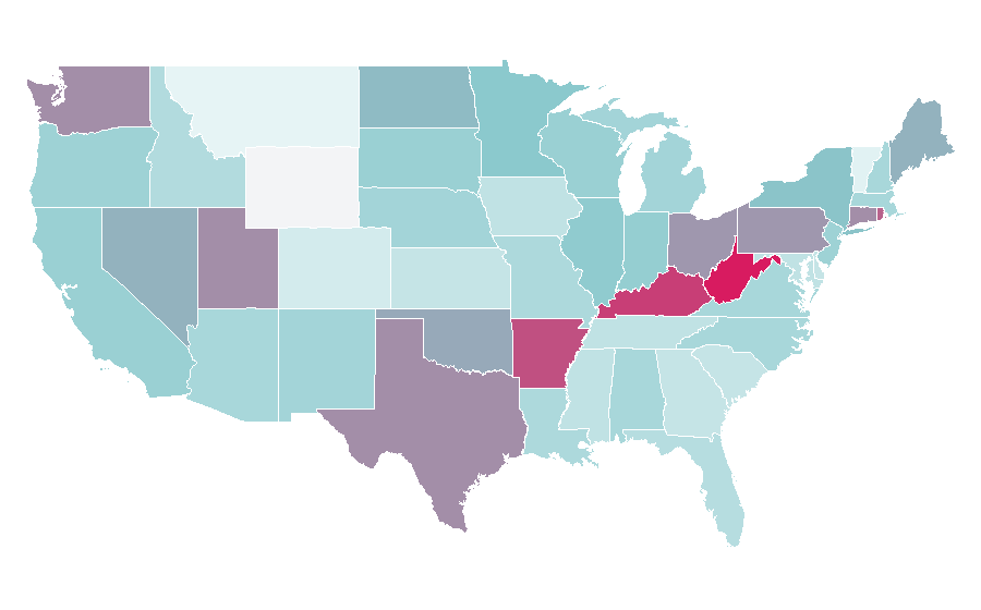Affinität nach Region — Booba, USA