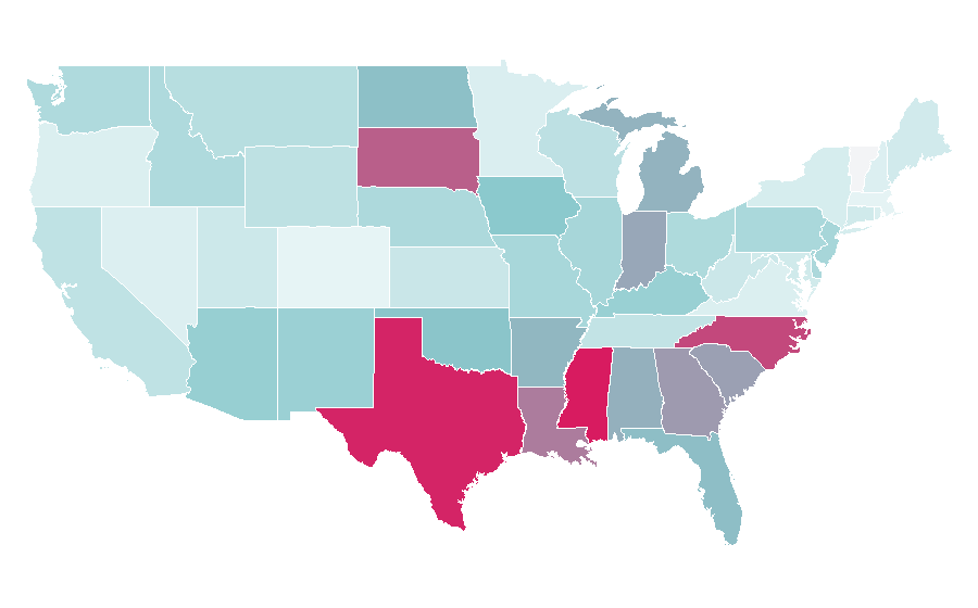Affinity by region — Boodles (company), United States