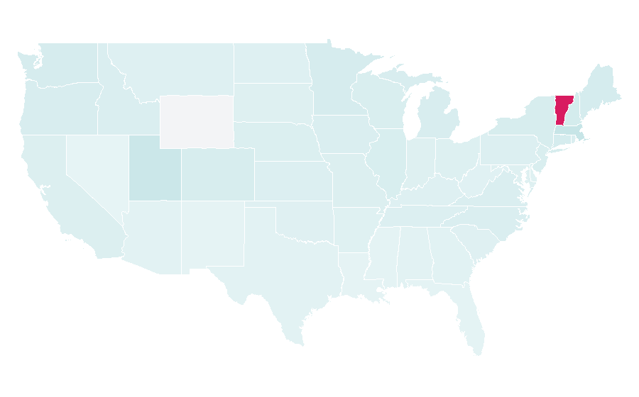 Affinity by region — Book Lovers, United States