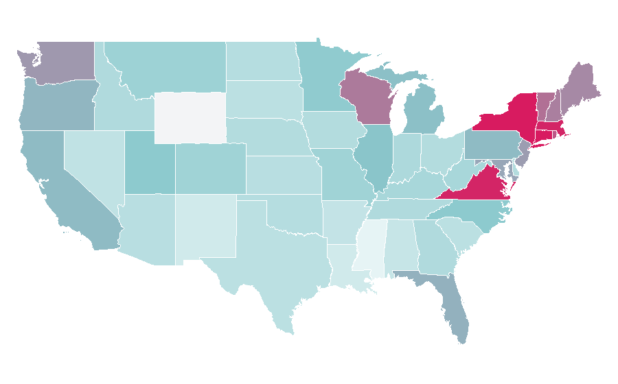 Affinity by region — Boris Johnson, United States