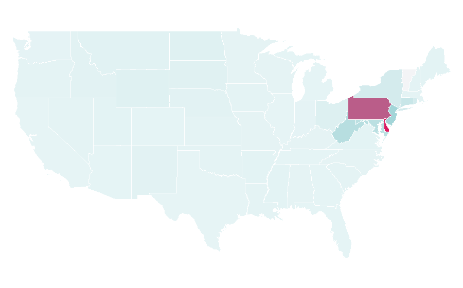 Affinity by region — Boscov's, United States