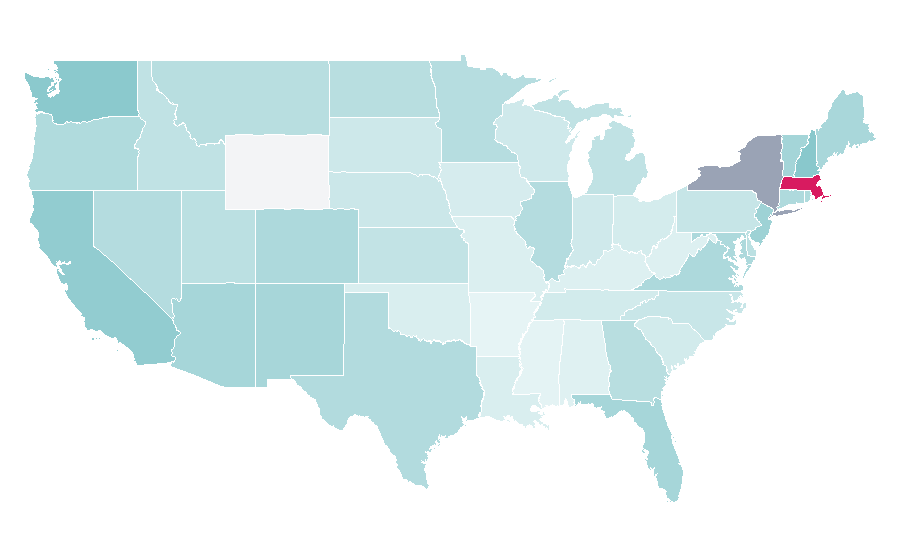 Affinity by region — Bose Corporation, United States