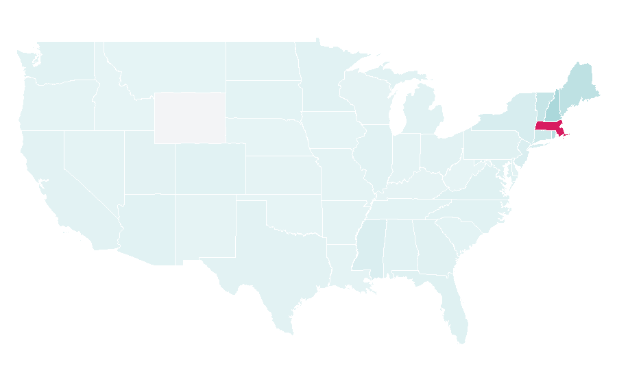 Afinidad por región — Boston, Estados Unidos