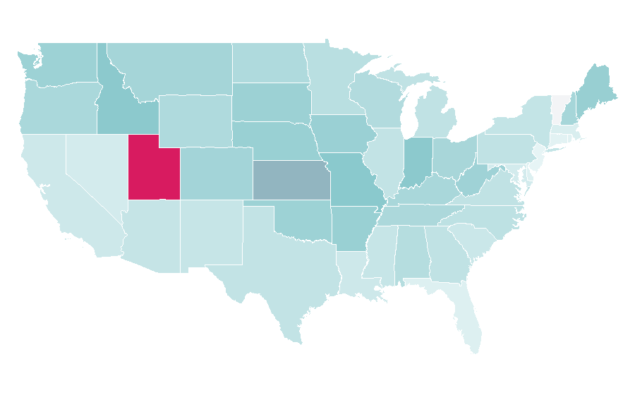 Affinity by region — Boudoir, United States