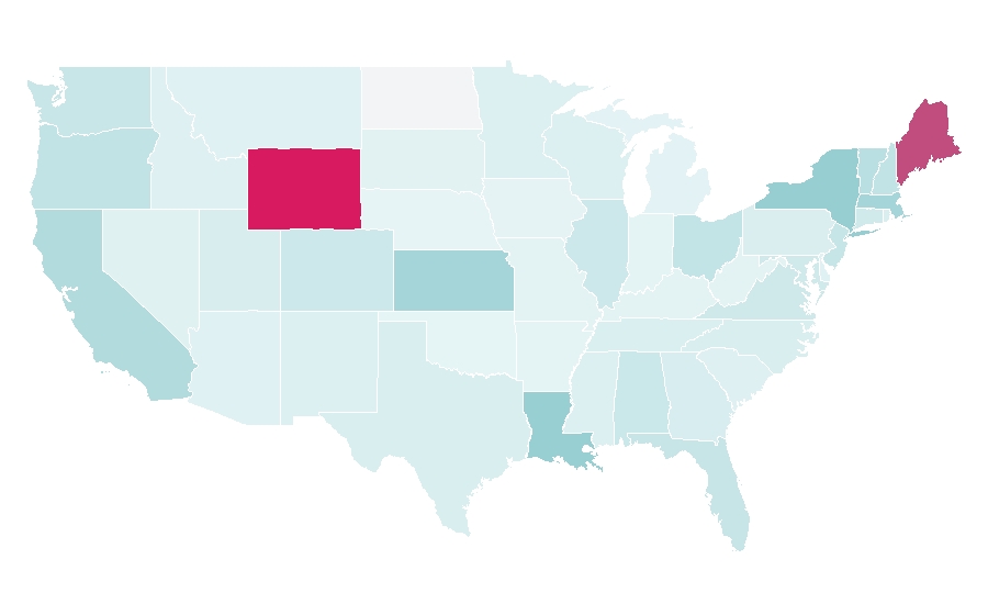 Affinity by region — Boulanger, United States