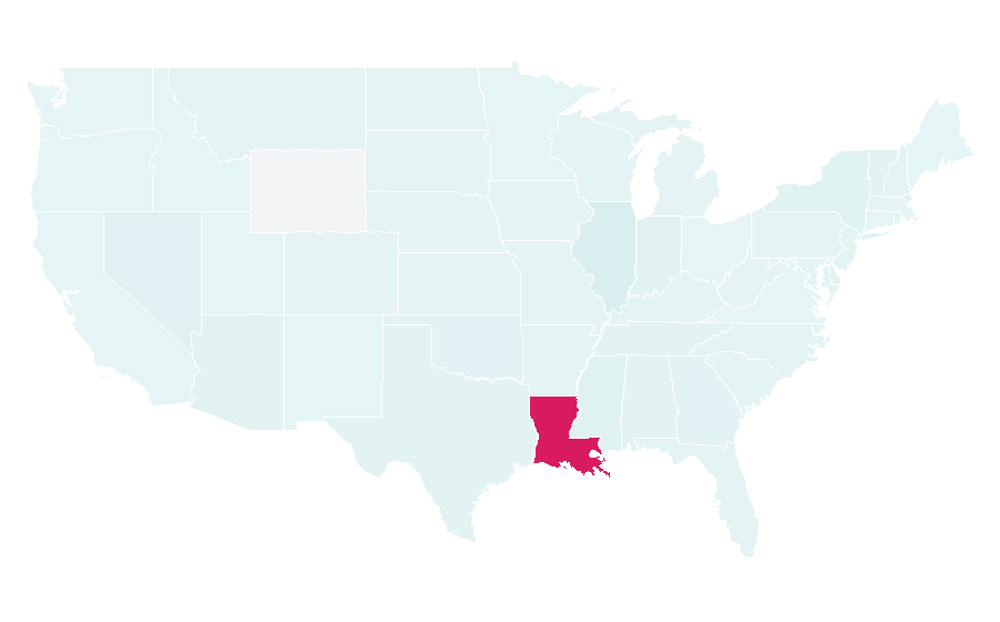 Affinity by region — Bourbon Street, United States