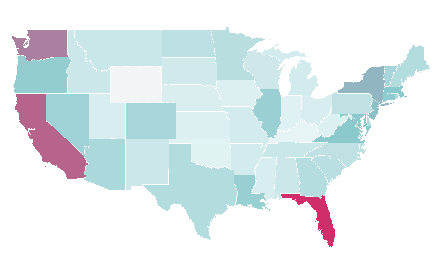 Affinity by region — Bovoyage, United States