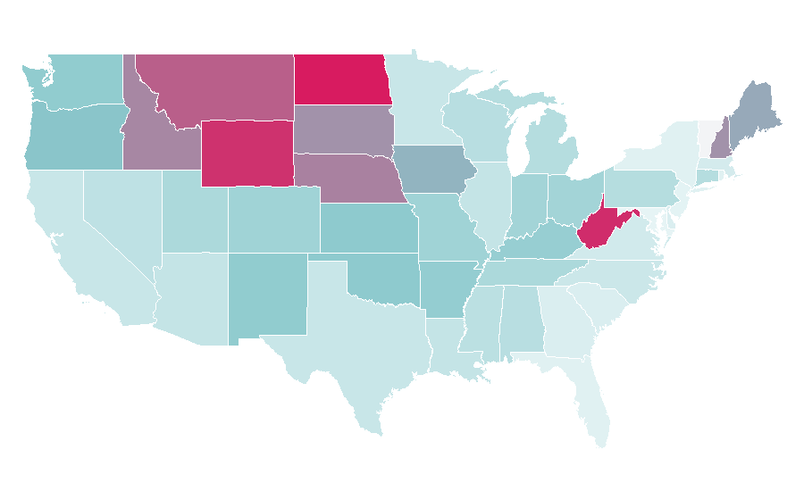 Affinity by region — Bowflex, United States