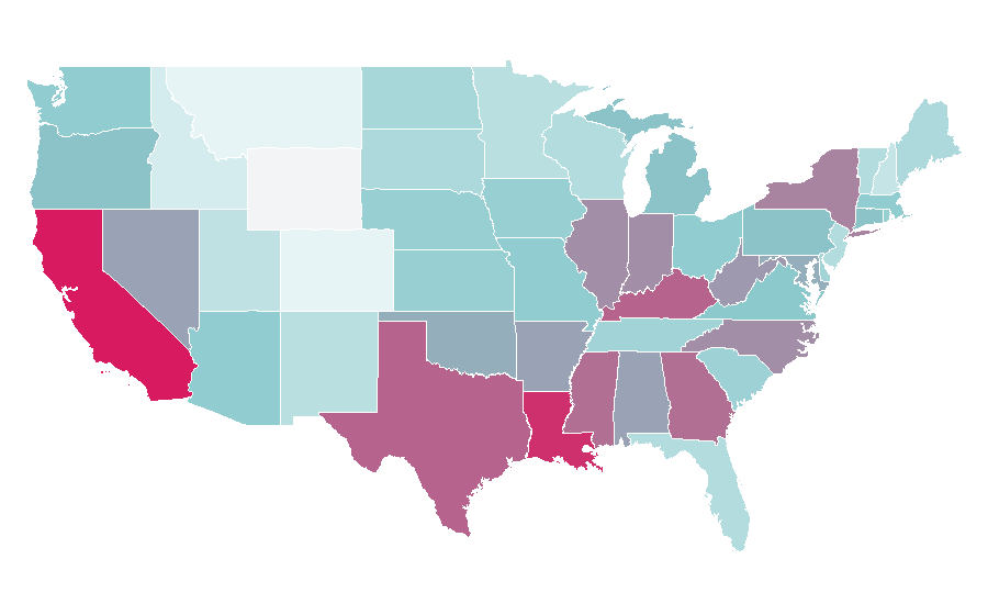 Affinity by region — Boxer briefs, United States