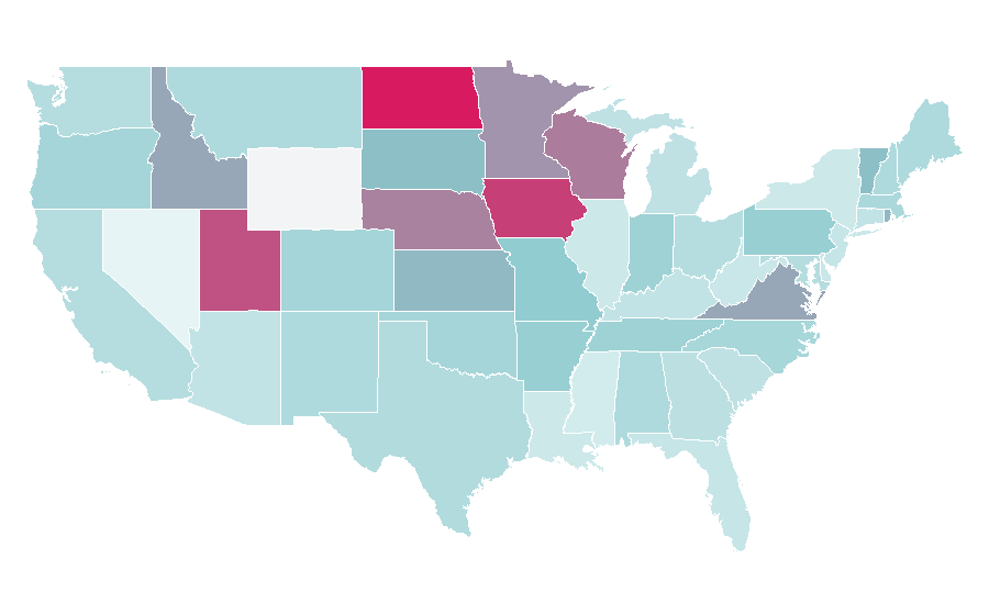 Affinity by region — Brain Games (National Geographic), United States