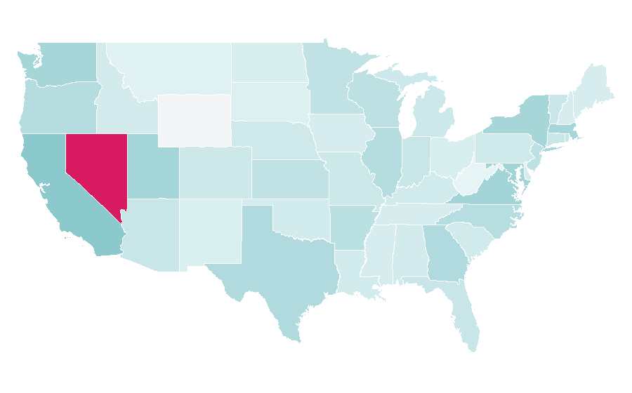 Affinity by region — Brainstorm (Latvian band), United States