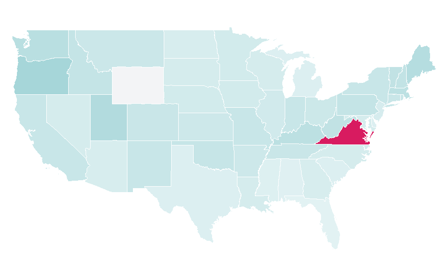 Affinity by region — Bram Stoker, United States