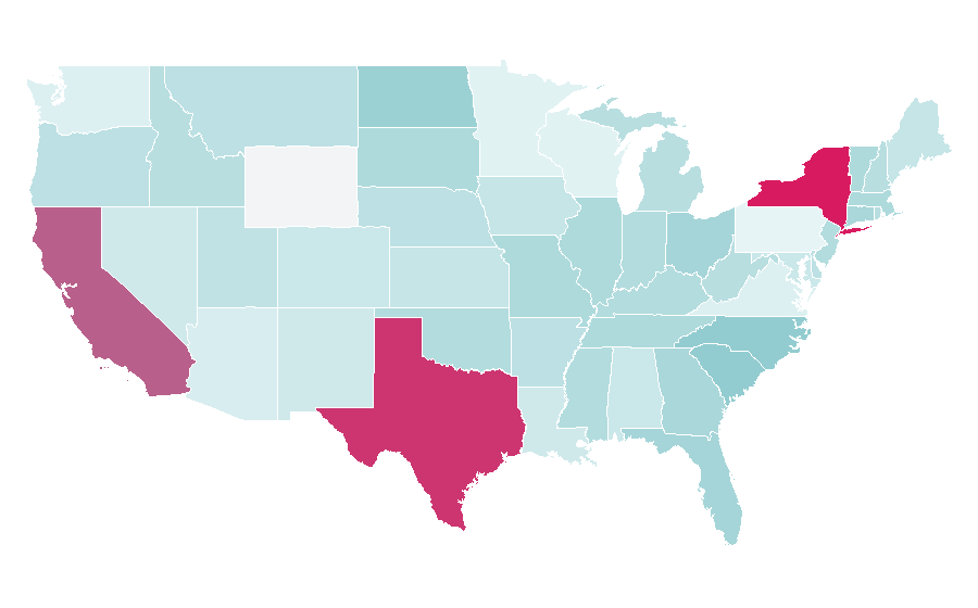 Affinität nach Region — Brand management, USA