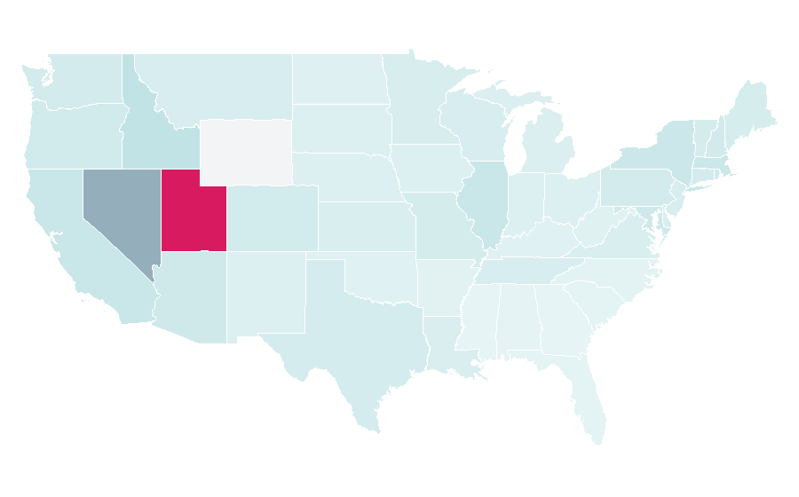 Affinity by region — Brandon Flowers, United States