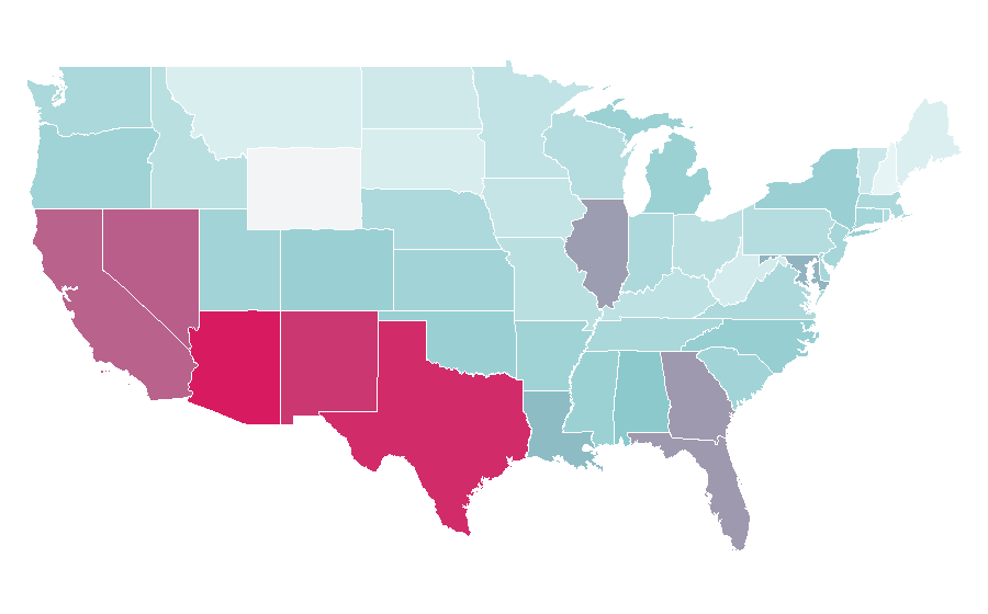 Affinity by region — Bratz, United States