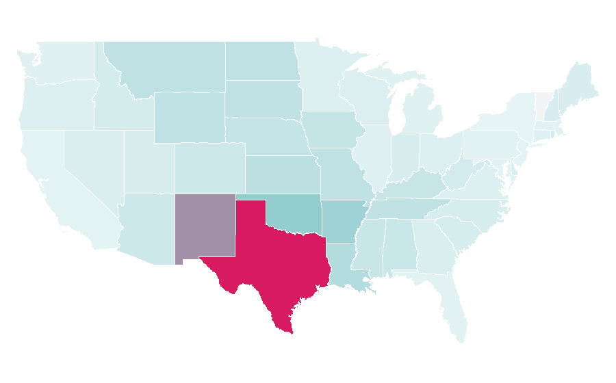 Affinity by region — Braxton Keith, United States