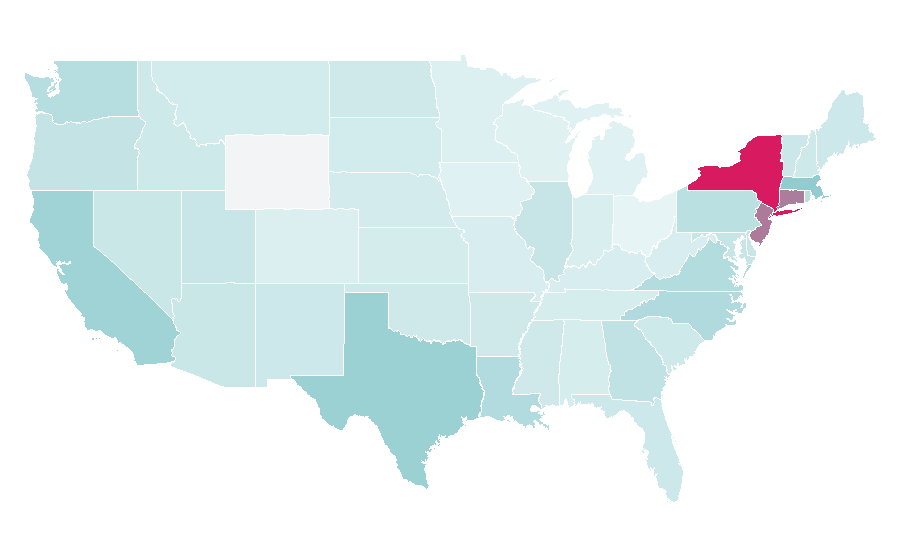 Affinity by region — Bread roll, United States