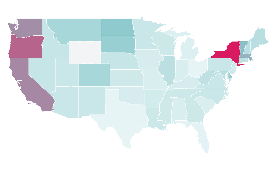 Affinity by region — Breakbeat, United States
