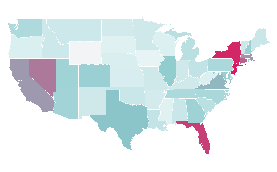 Affinity by region — Breitling, United States