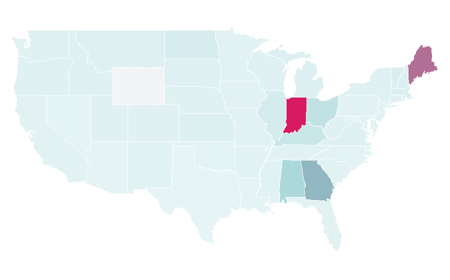 Affinity by region — Bremen, United States