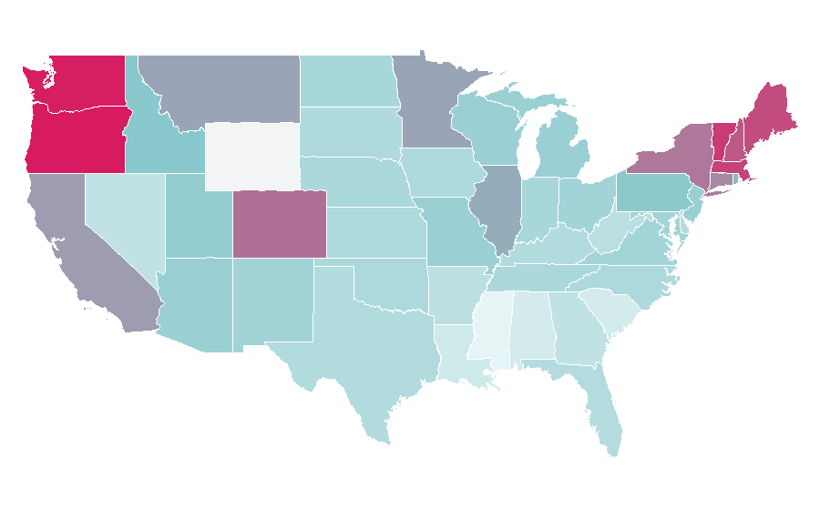 Affinity by region — Brian Cox (physicist), United States