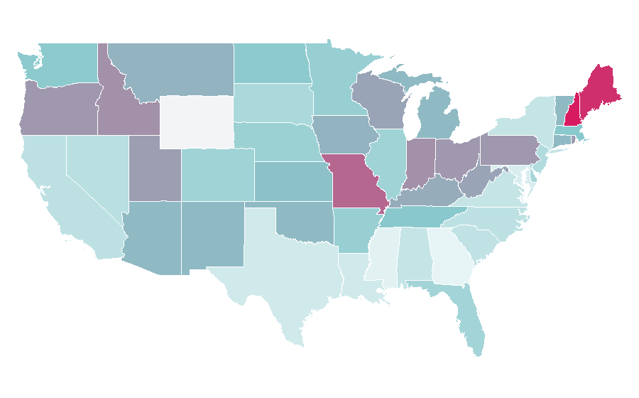 Affinity by region — Brian May, United States