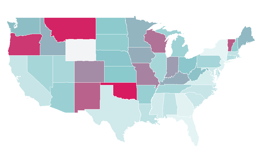 Affinity by region — Brian Posehn, United States