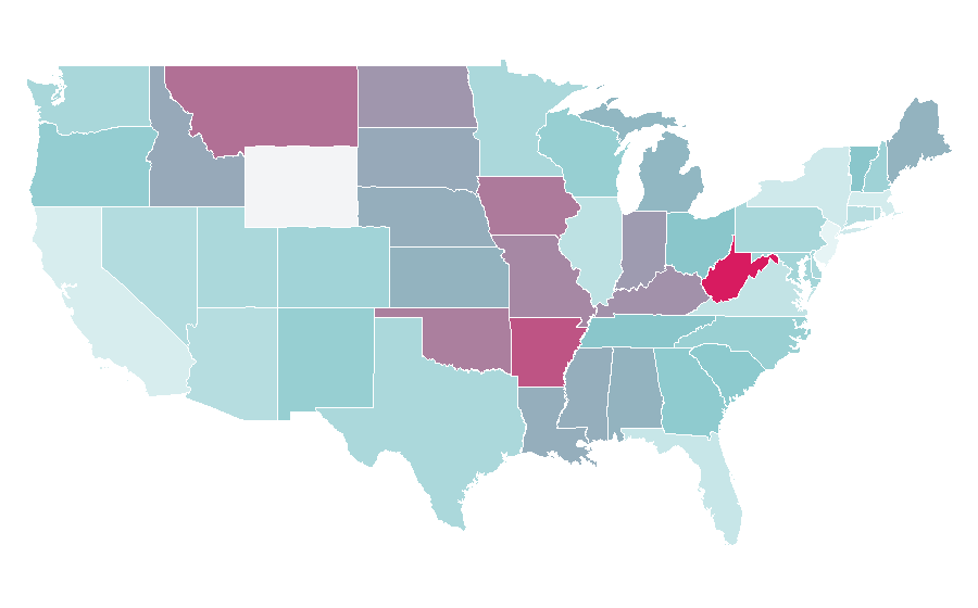 Affinity by region — Brickleberry, United States