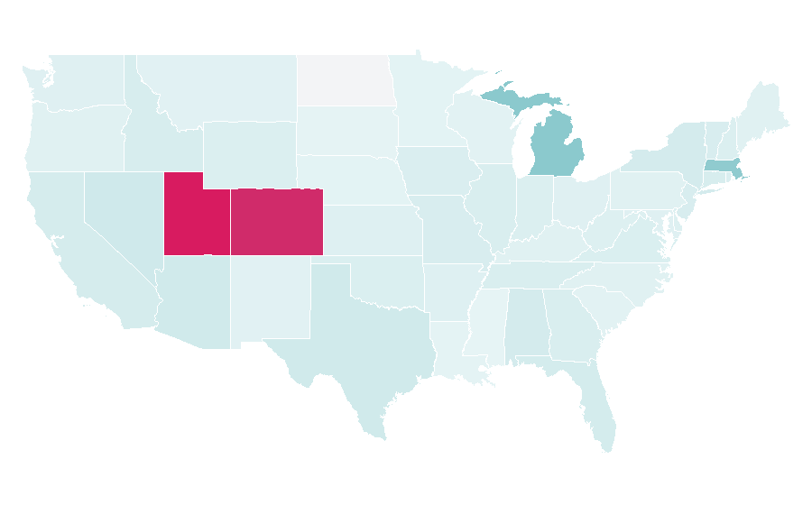 Affinity by region — Brighton, United States